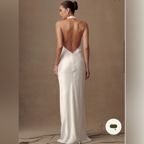 Meshki Esther Iridescent Satin Cowl Max - Picture 2 of 5